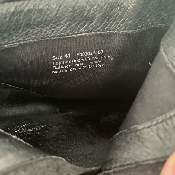 Dansko Maria Black Nubuck Leather Booties Clogs Size 41 10.5/11 - Picture 6 of 7